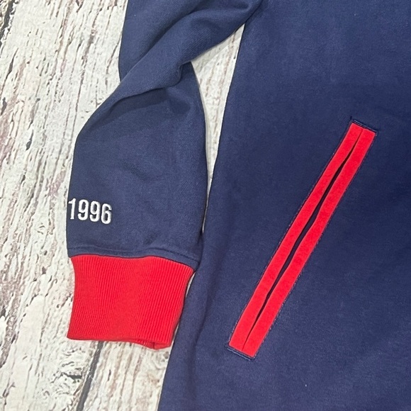 New England Revolution Adidas New Zip Up Track Jacket Soccer Futbol MLS Mens - Picture 5 of 6